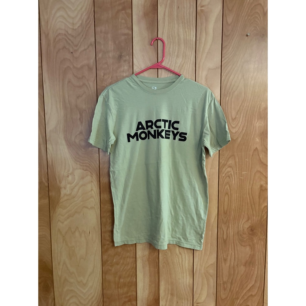 Arctic Monkeys 2023 North American Tour T-Shirt Sage Green Mens Medium Concert